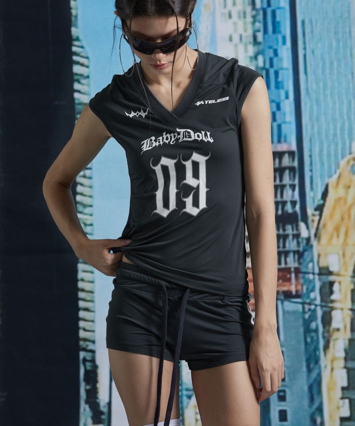 게이트리스(GATELESS) BABYDOLL MINI T-SHIRT