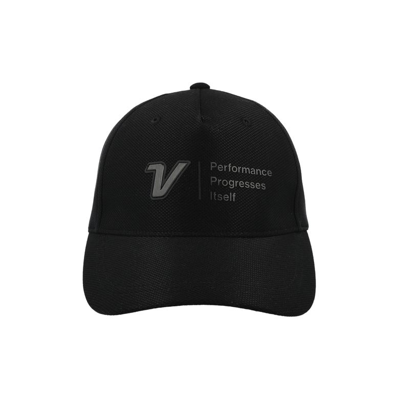 남성 티꽂이 포인트 메쉬 배색 캡 VMAPQ302_BK