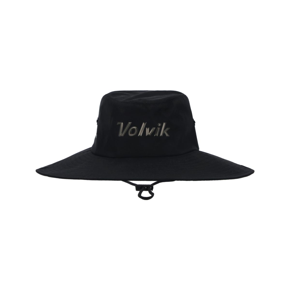 볼빅 골프웨어(VOLVIK GOLFWEAR) 남성 [STD]로고 포인트 넒은챙 햇 VMAPQ481_BK