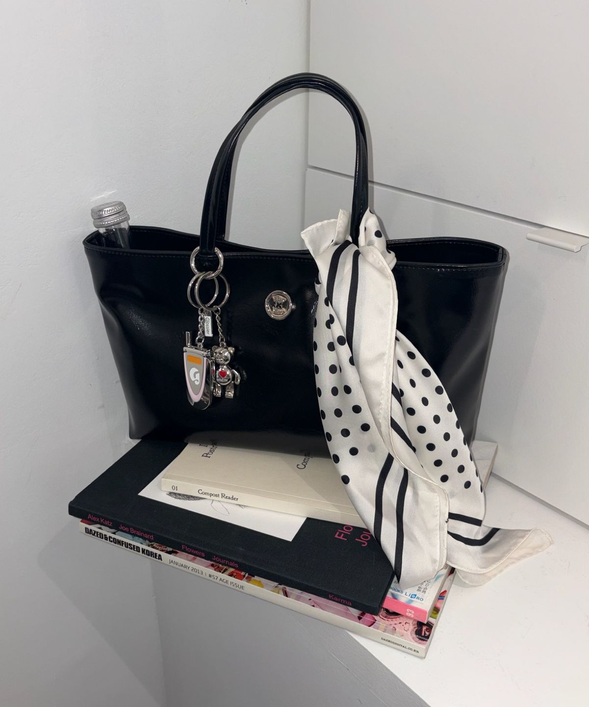 아이세이예르(ISAYYERR) Candy Tote Bag (black)