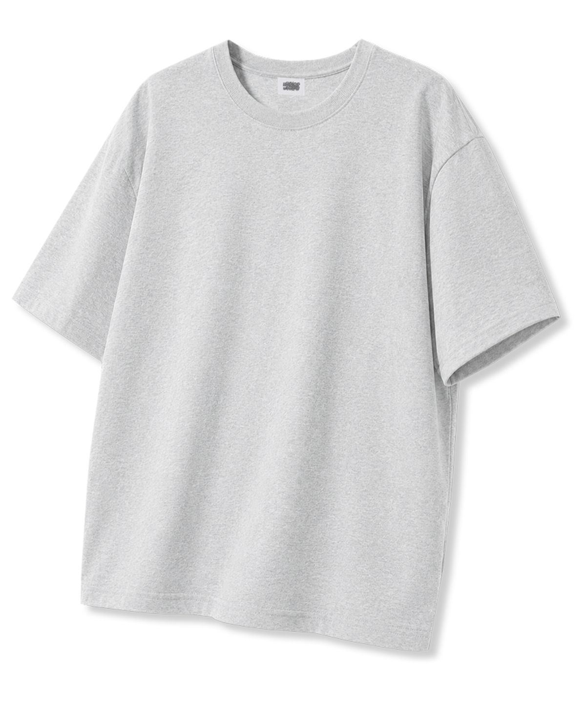 유니온가먼츠(UNION GARMENTS) 무지 오버핏 반팔티셔츠 라이트그레이