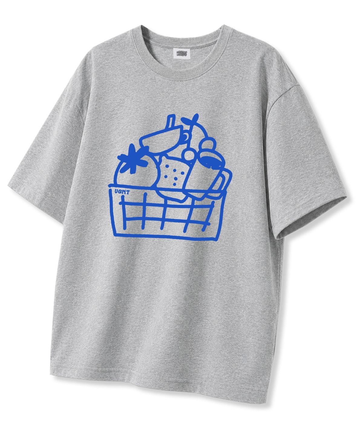 유니온가먼츠(UNION GARMENTS) 트레이 오버핏 반팔티셔츠 그레이