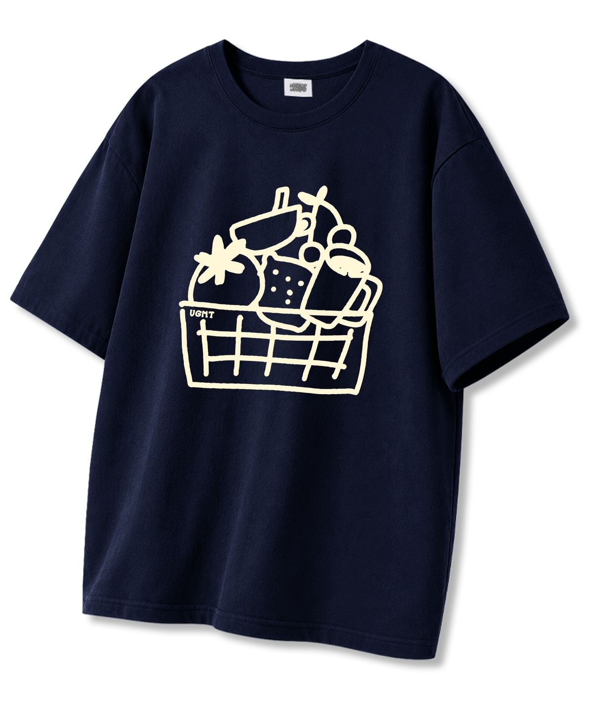 유니온가먼츠(UNION GARMENTS) 트레이 오버핏 반팔티셔츠 네이비