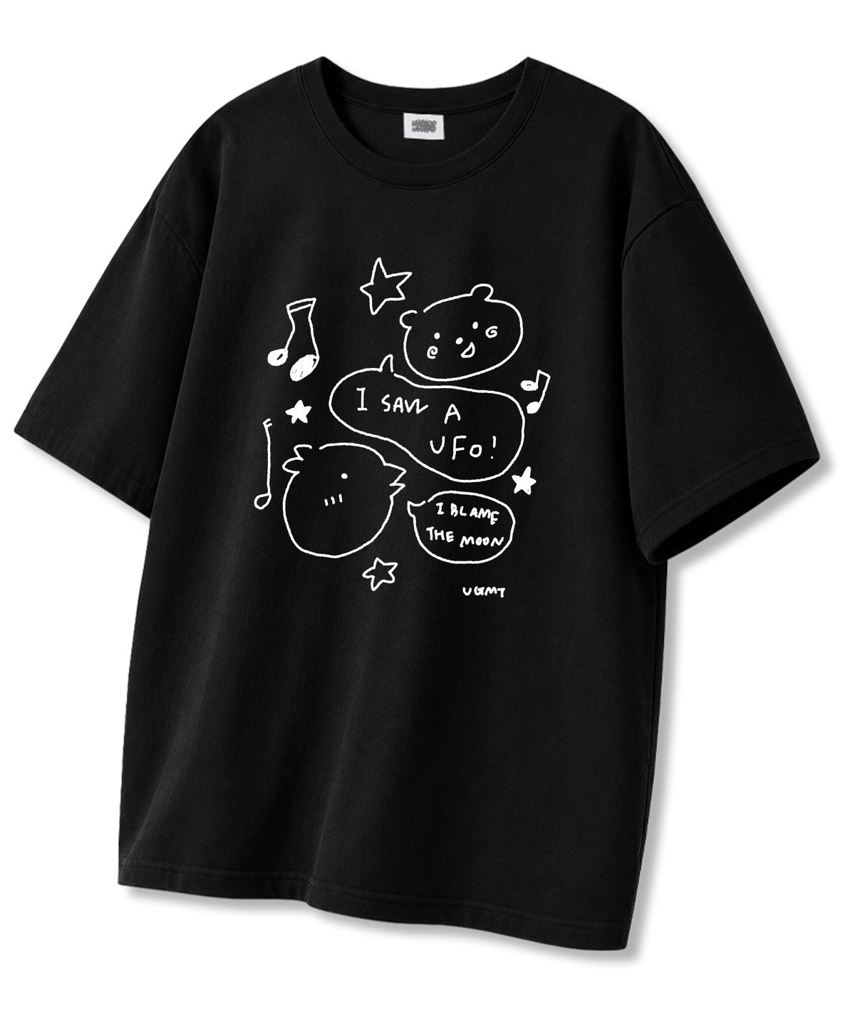 유니온가먼츠(UNION GARMENTS) 아이쏘 오버핏 반팔티셔츠 블랙