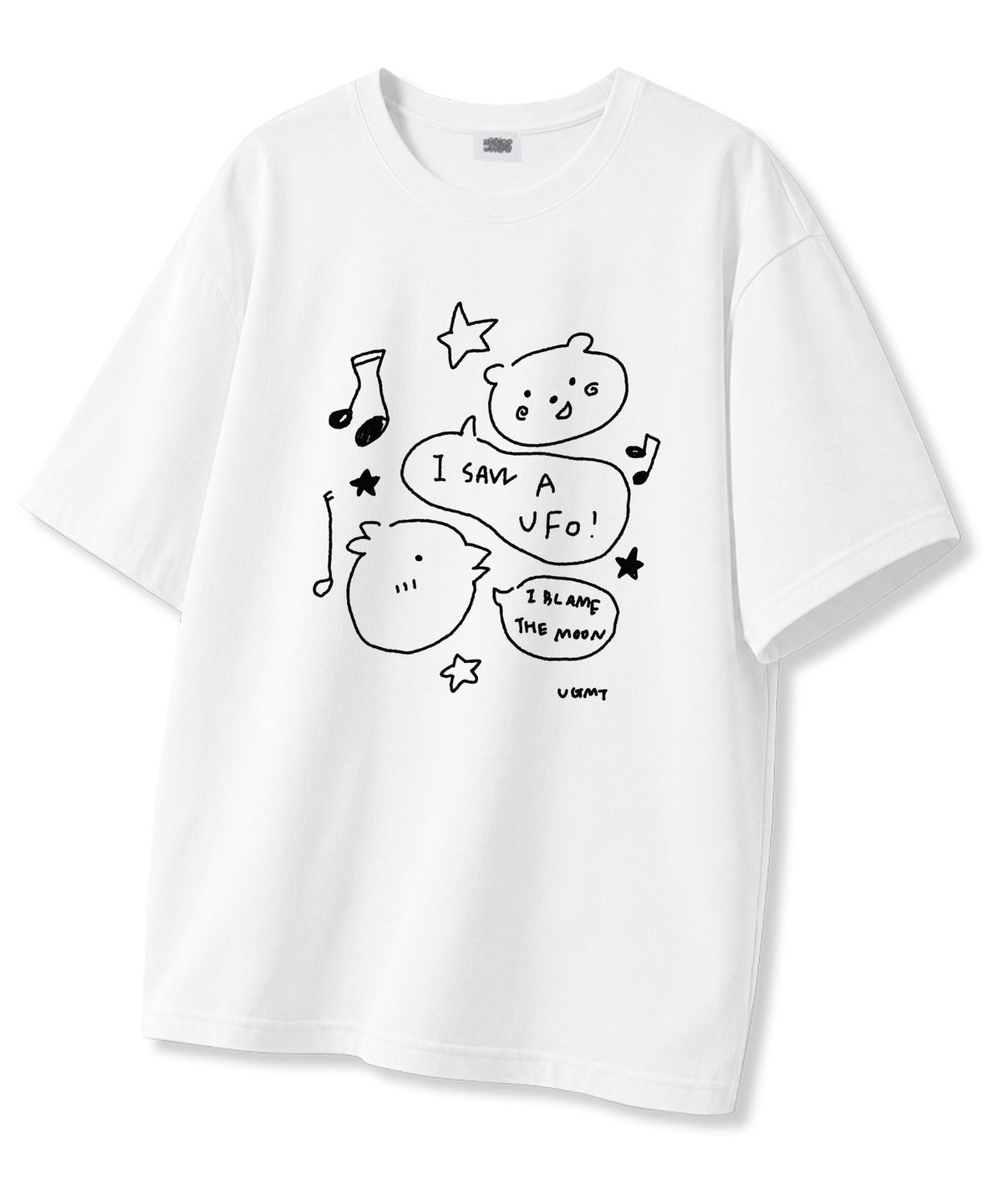 유니온가먼츠(UNION GARMENTS) 아이쏘 오버핏 반팔티셔츠 화이트