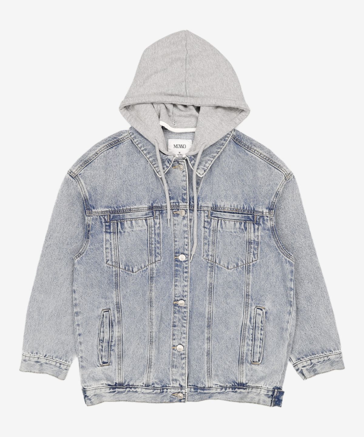 미쏘(MIXXO) 후드 데님 자켓 MIWJEC307J M