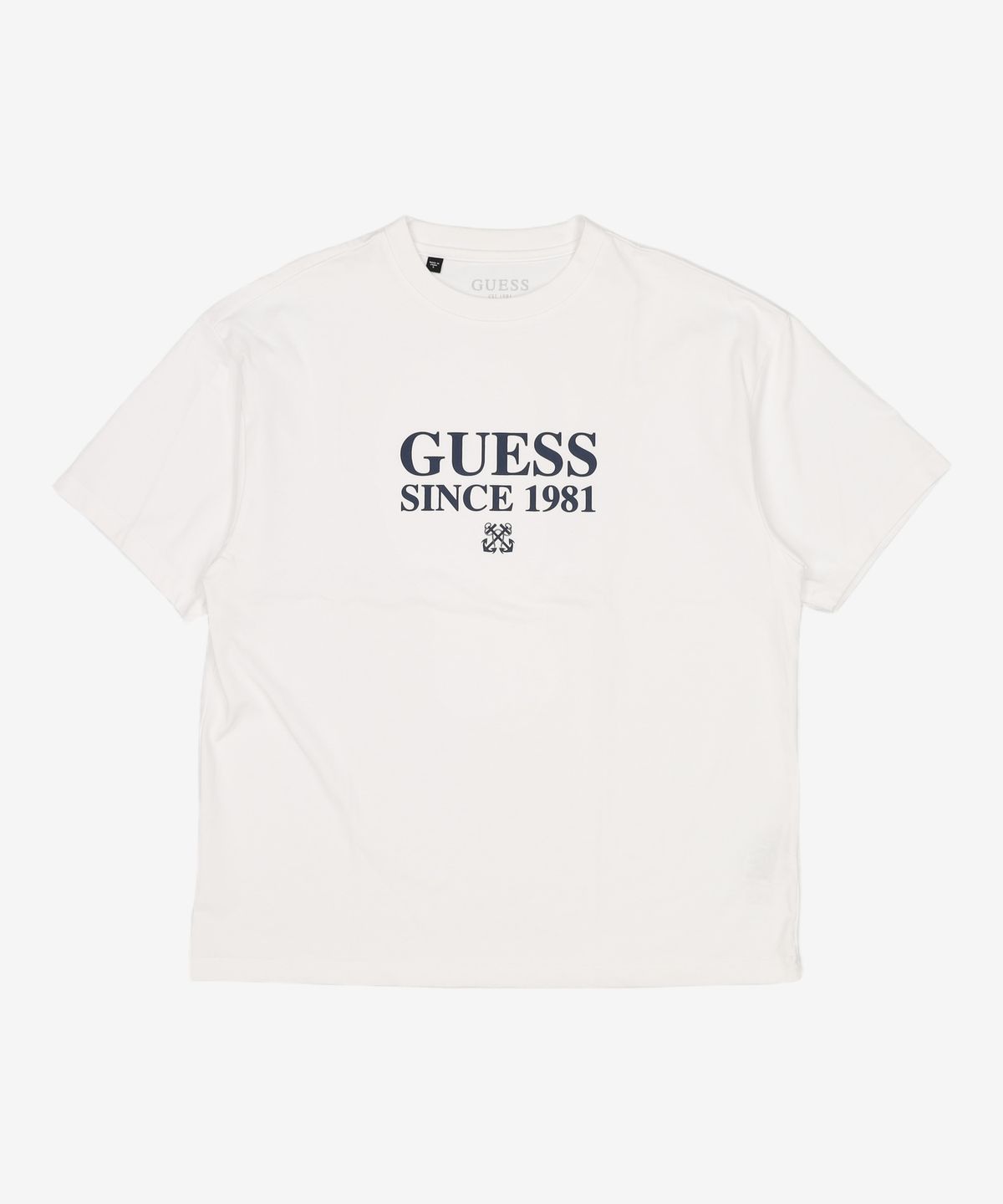 게스(GUESS) GUESS 레터링 반팔티 S