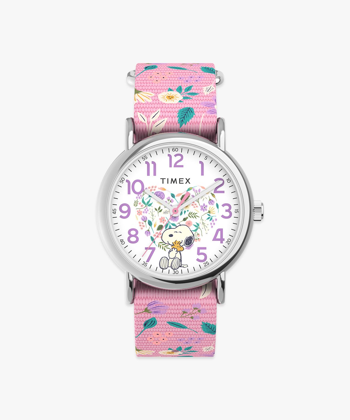 타이맥스(TIMEX) 타이맥스 x 피너츠 위켄더 스누피 인 블룸 귀여운시계 38mm