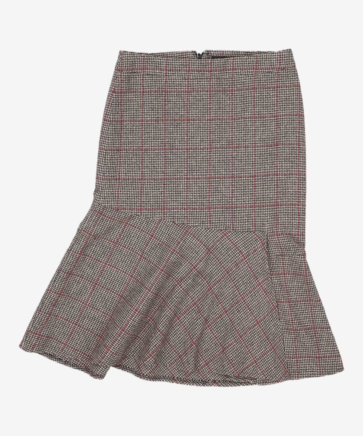 미쏘(MIXXO) 체크 미디 플레어 스커트 MIWWH8V41A 30