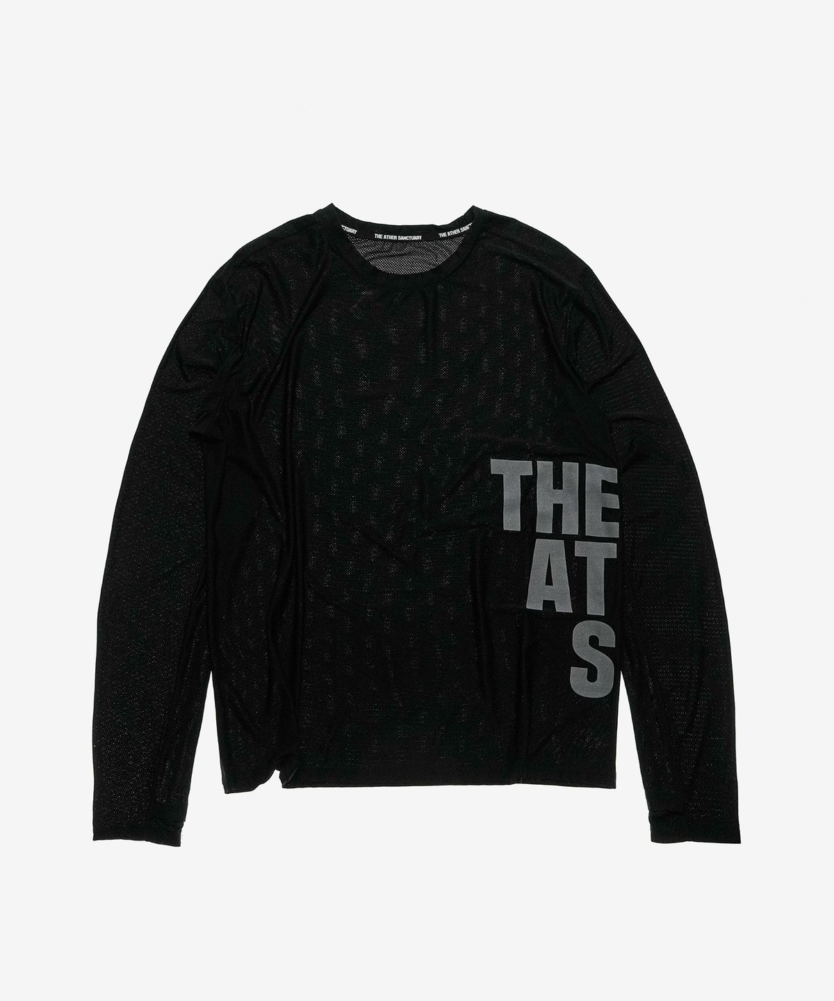 타스 (디아더생츄어리)(TAS (THEATHERSANCTUARY)) 오리진 빅로고 메쉬 긴팔 티셔츠 (블랙)