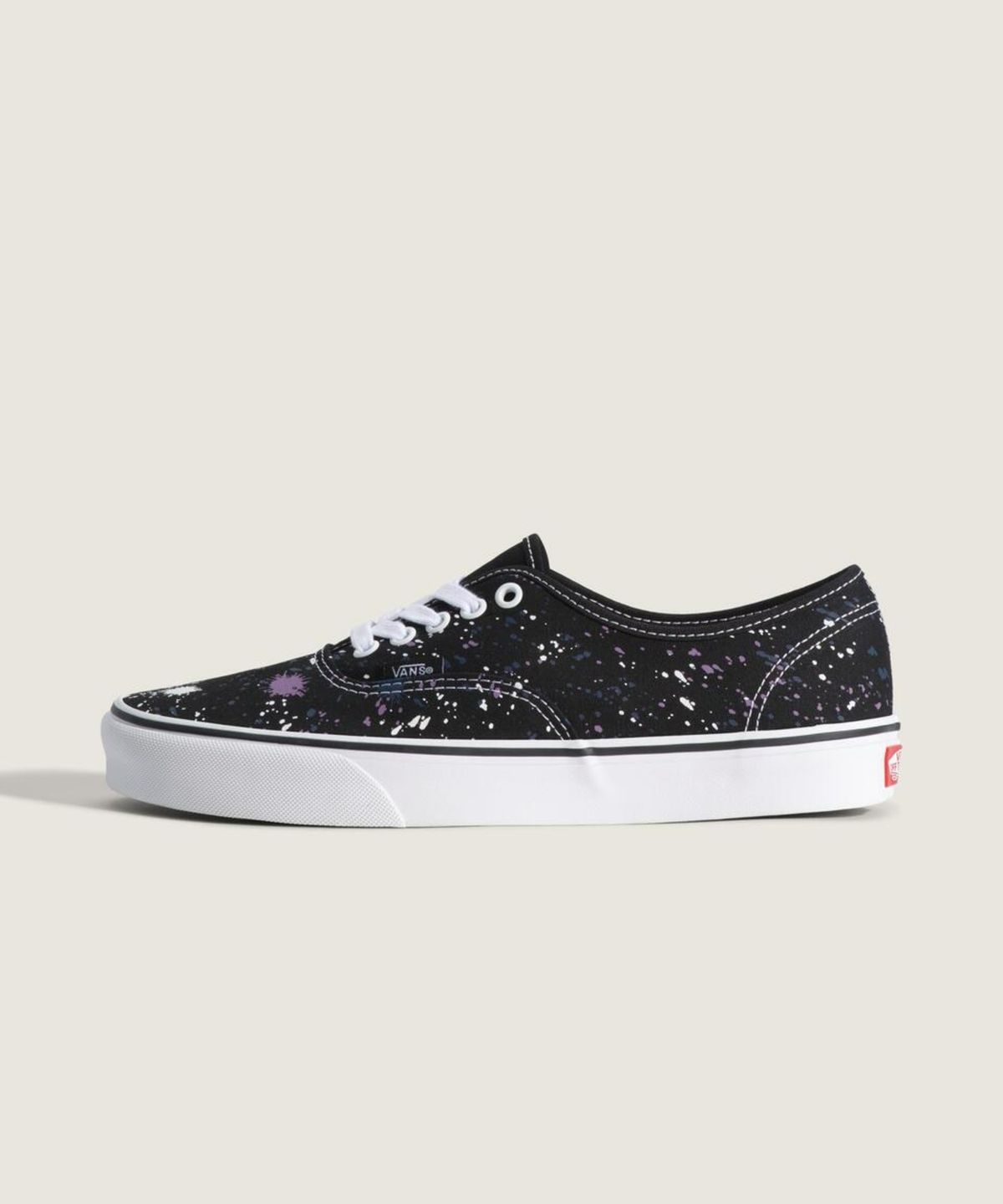 반스(VANS) 어센틱 - 스플래터 블랙:멀티 / VN000D7YBMV1