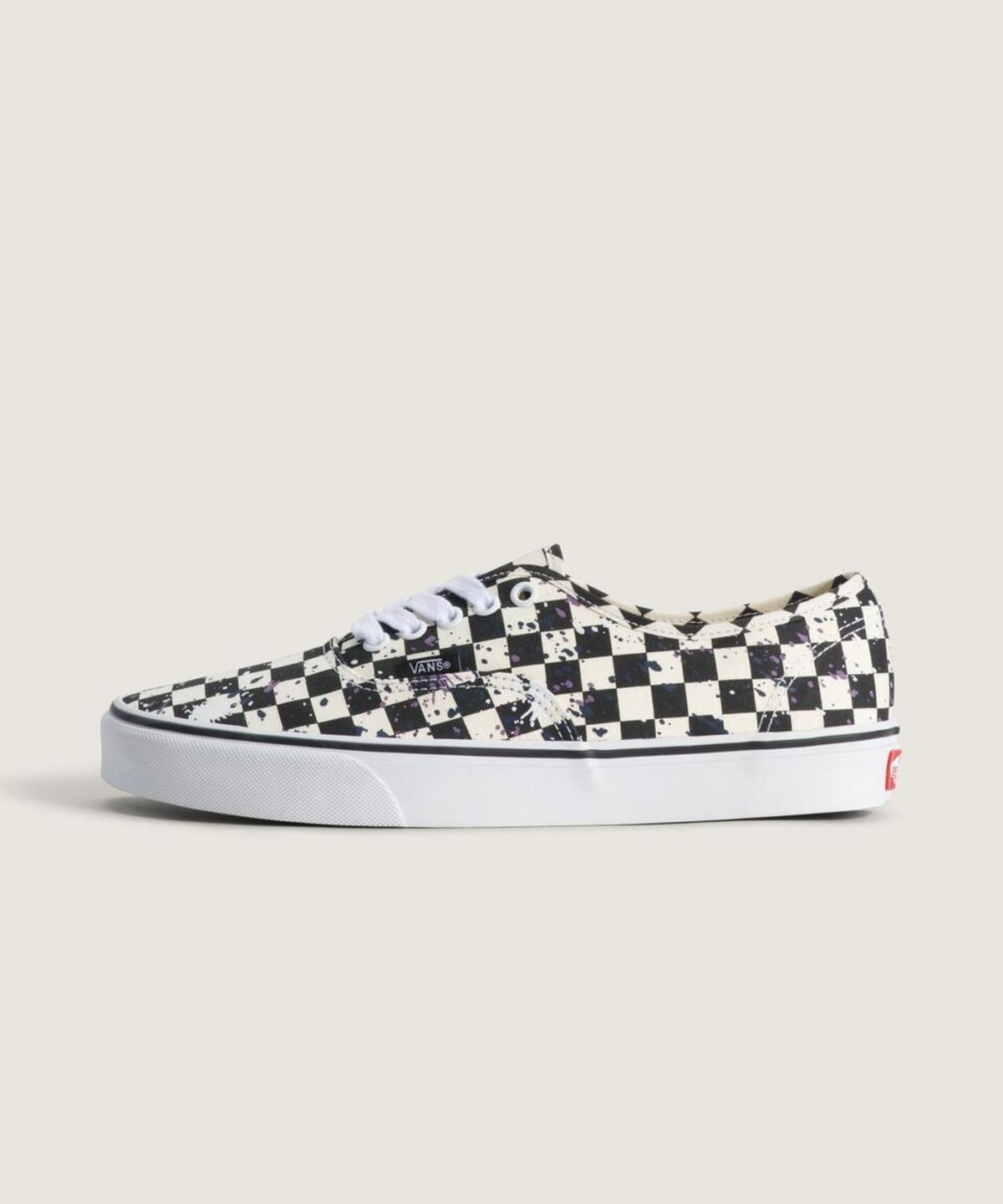 반스(VANS) 어센틱 - 스플래터 체커보드:멀티 / VN000D7YIBW1