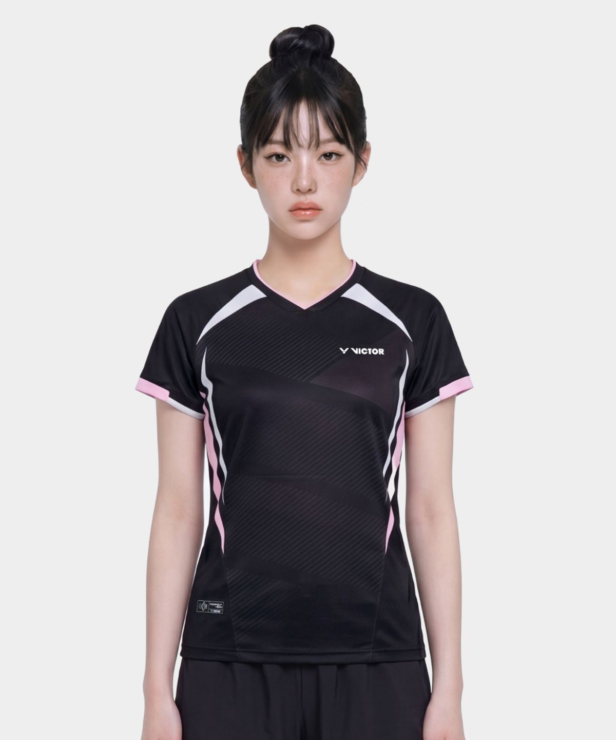 빅터(VICTOR) PINK STEALTH 배드민턴 여성 티셔츠 (VTC6CGW009F)