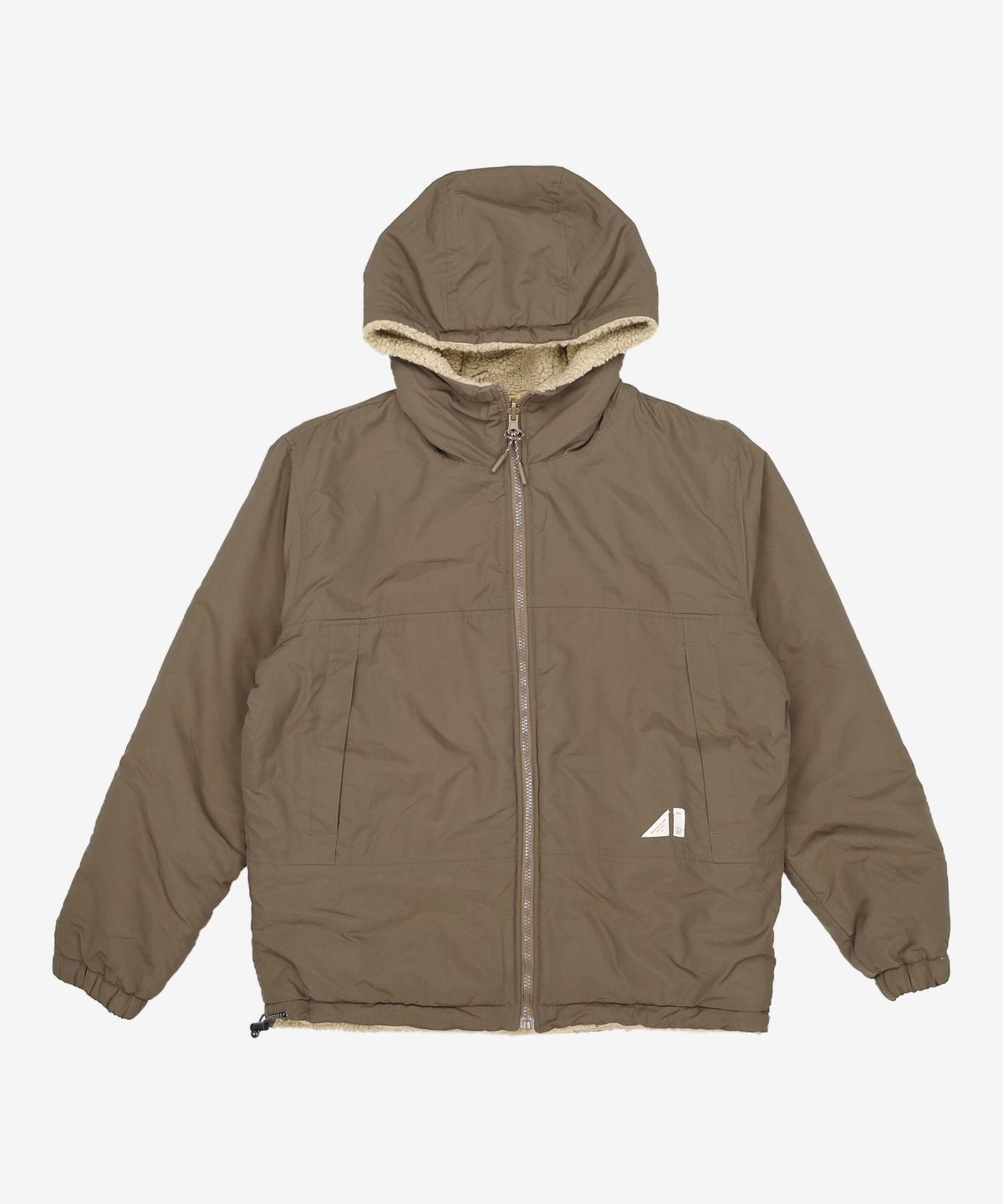 브라운브레스(BROWNBREATH) HOOD BOA FLEECE JACKET - BEIGE M