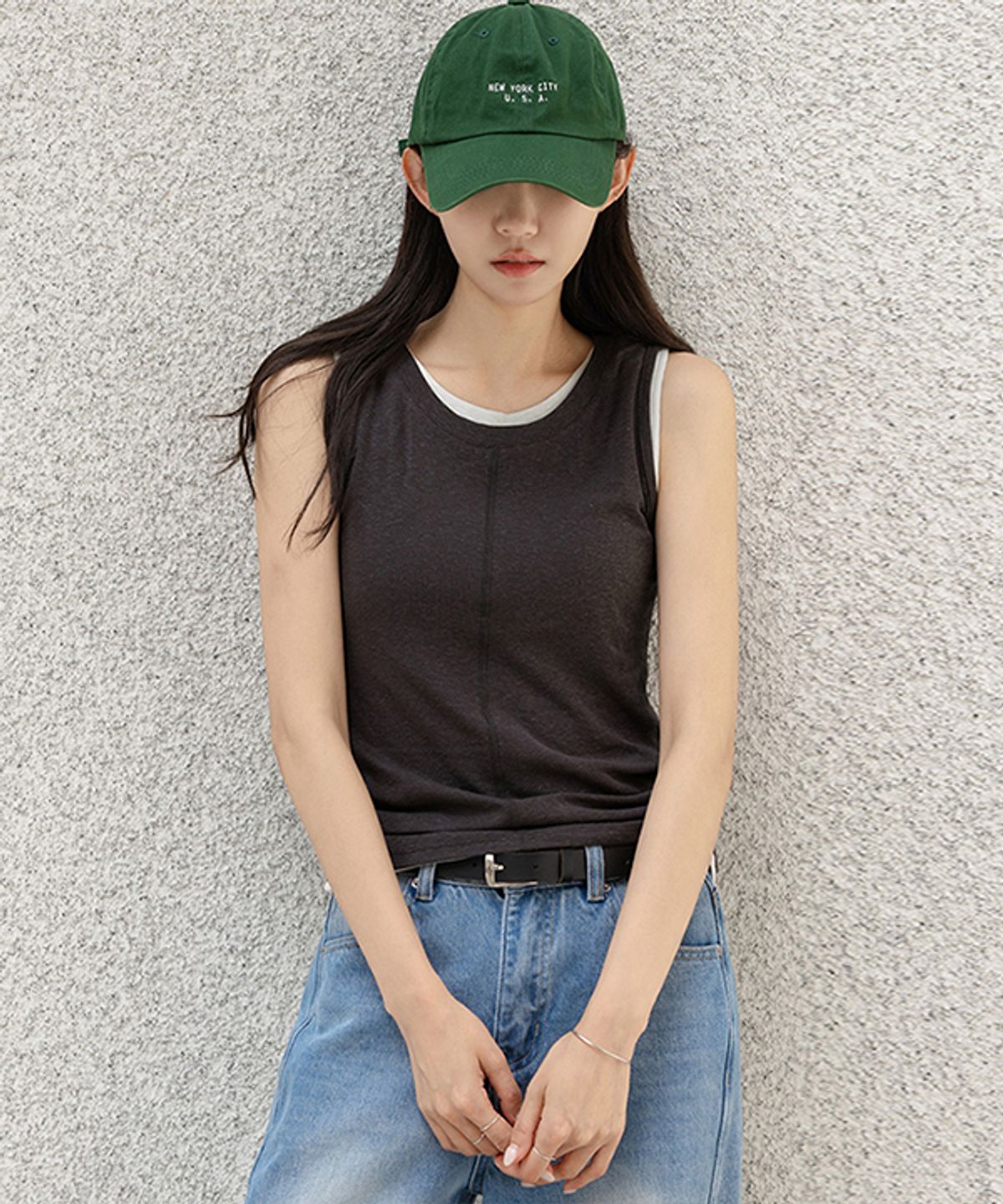 프렌치시크(FRENCHCHIC) 타베르 린넨 소프트 텐셀 나시_F6H498TS