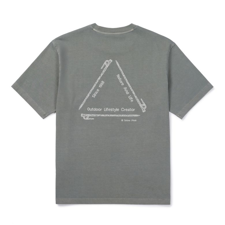 피그먼트 다잉 그래픽 반팔 티셔츠 (S26FUFTS66) Dark Khaki