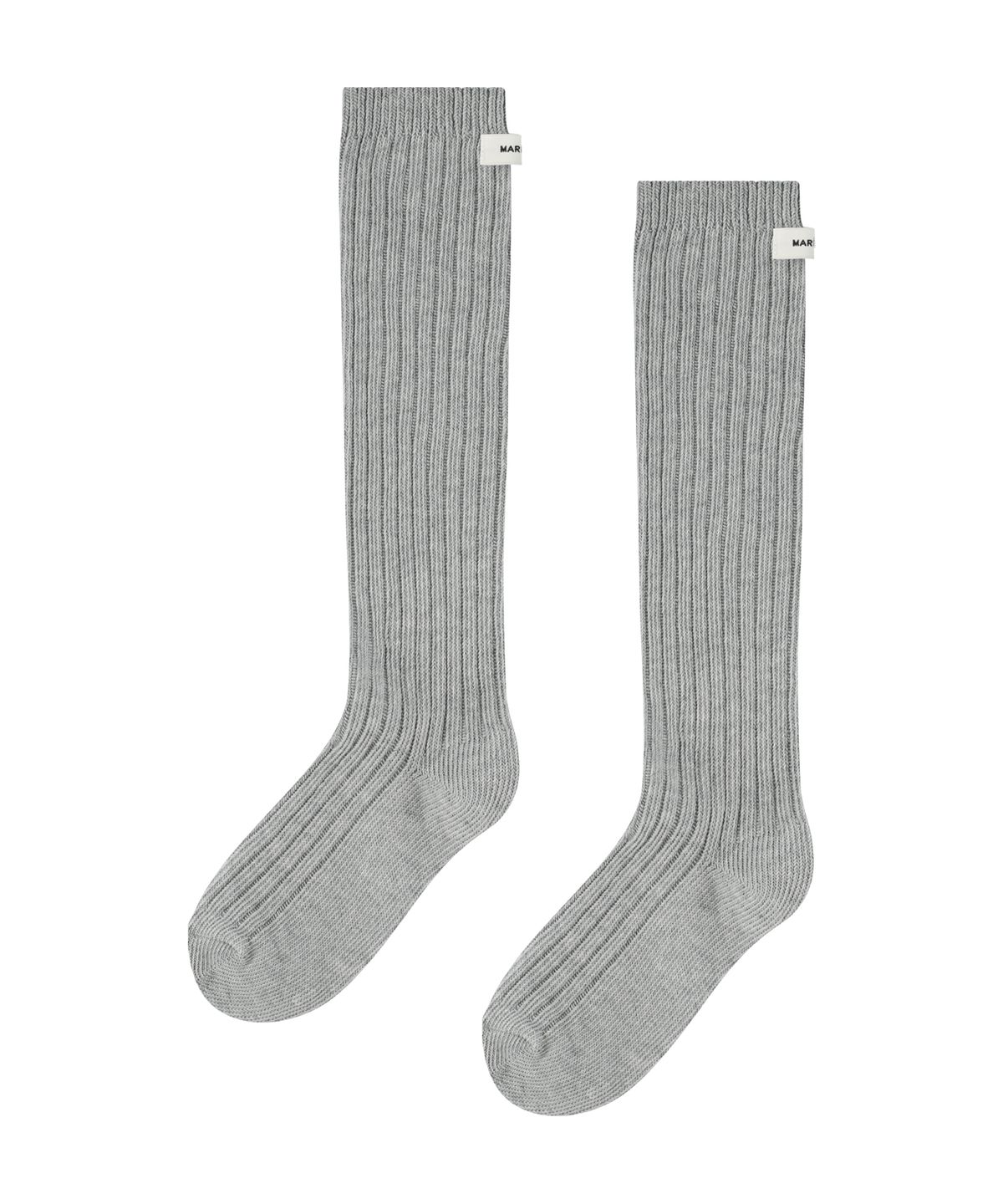 마리떼 프랑소와 저버(MARITHÉ + FRANҪOIS GIRBAUD) W BASIC SOFT MIDDLE SOCKS gray