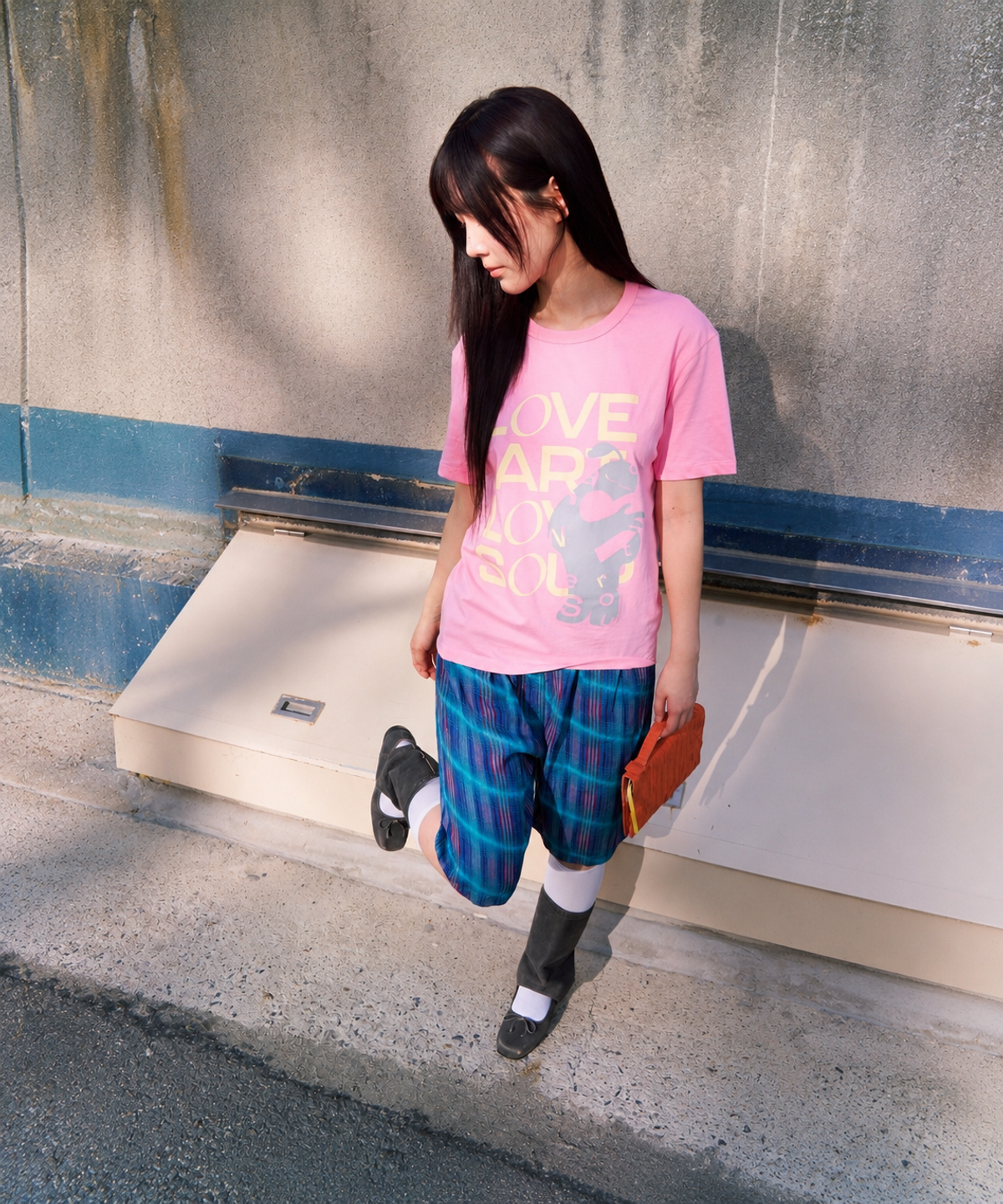 블랭크수프(BLANKSOUP) Blanksoup X VisualCollect Love Art, Love Soup T-Shirts Pink