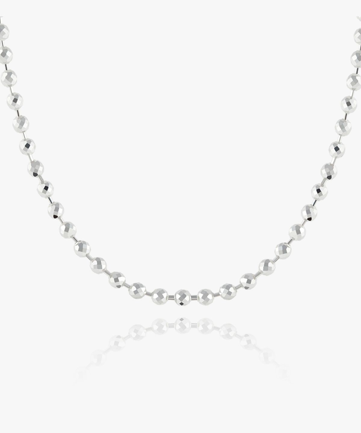 엘렌쥬얼리(HELENE JEWELRY) 실버 Silver 925 미러 볼 체인 은 목걸이