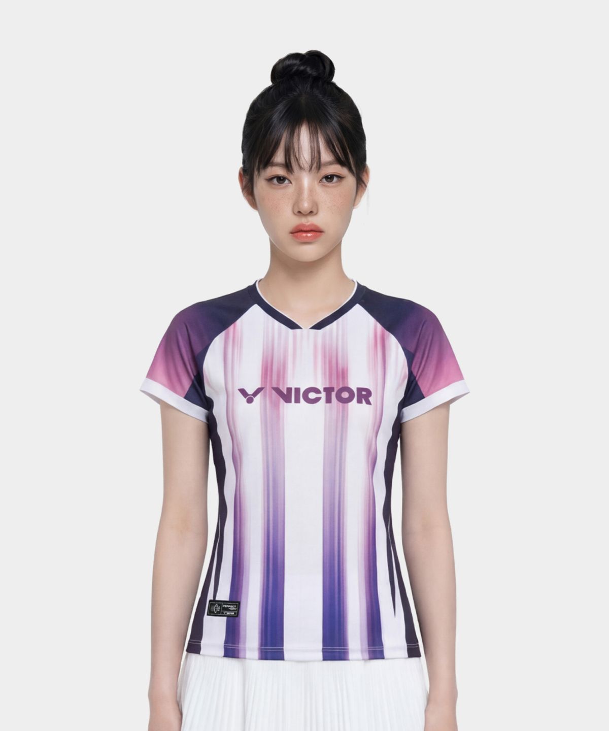 빅터(VICTOR) RAY PURPLE 배드민턴 여성 티셔츠 (VTC6CGW013F)