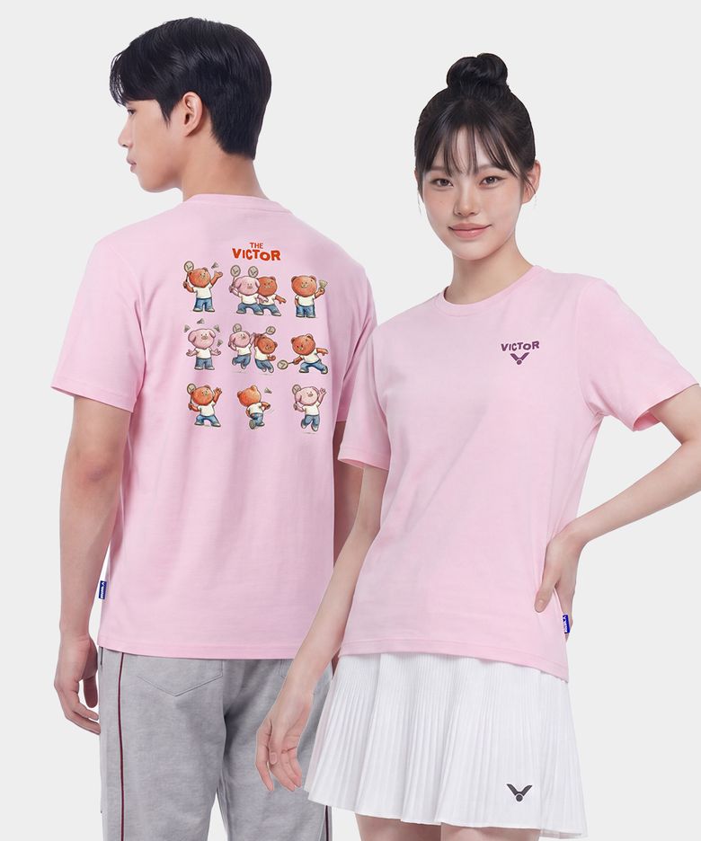 POSING FRIENDS 공용 오버핏 티셔츠 (VTC6CTO104U)