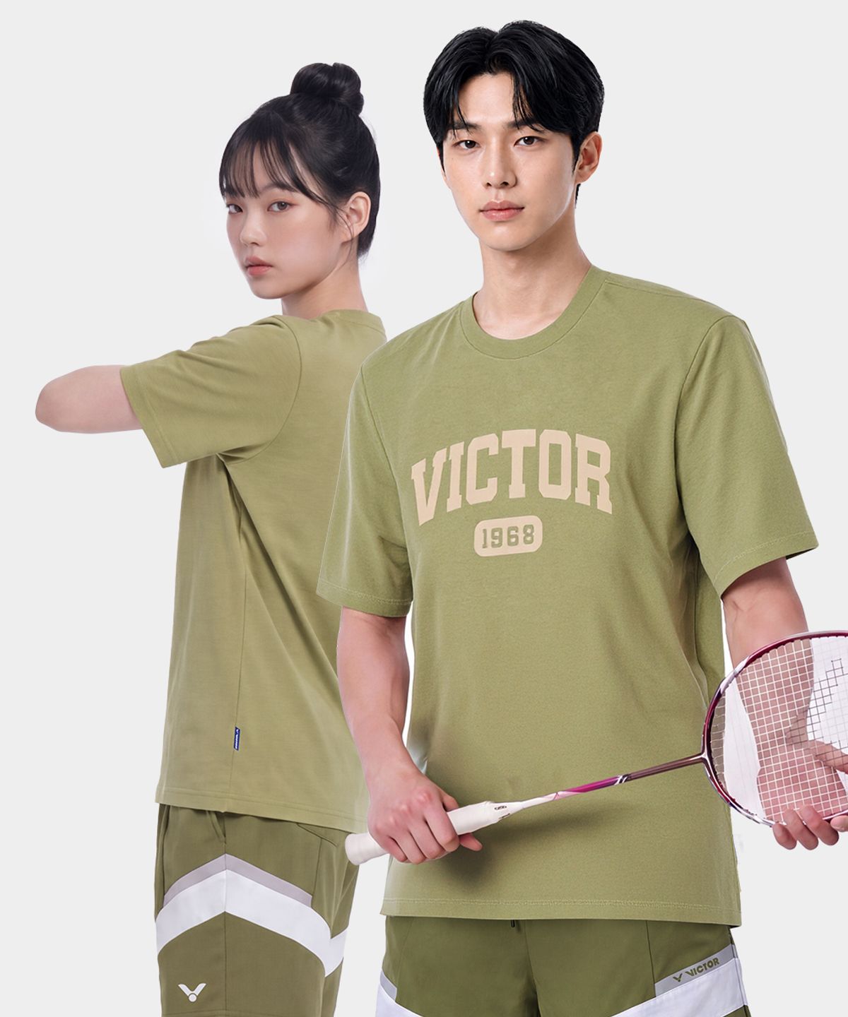 빅터(VICTOR) HI-TEEN CLASSIC 공용 오버핏 티셔츠 (VTC6CTO107U)