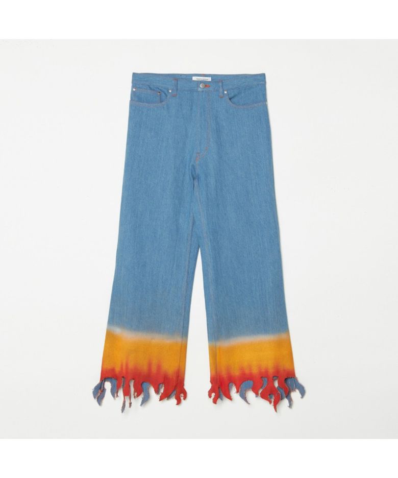 FLAME DEIM PANTS - INDIGO