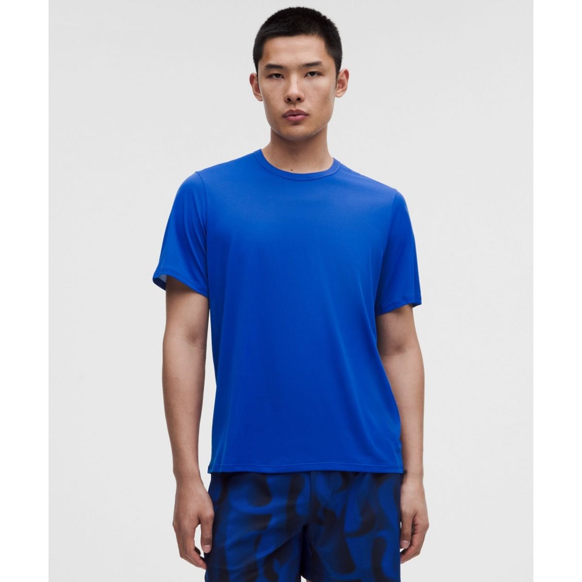 룰루레몬(LULULEMON) 멘즈 패스트 앤 프리 숏슬리브 셔츠 *퍼포레이티드 스트라이프  BEBA