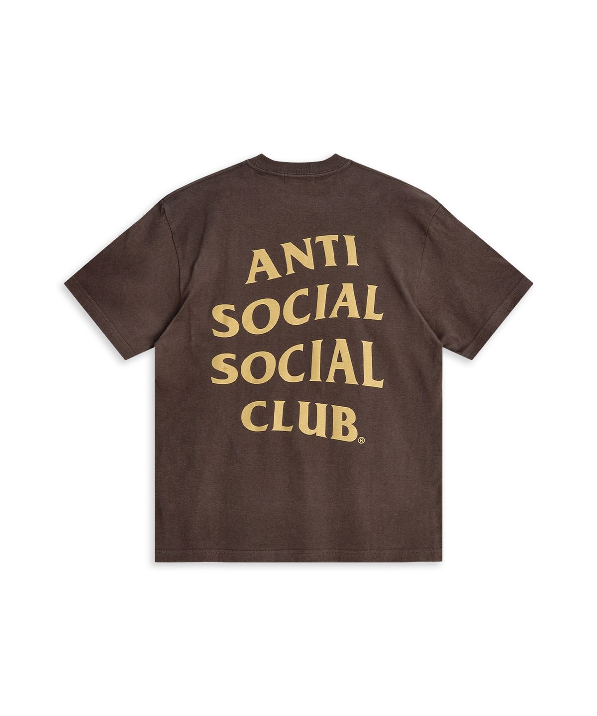 안티 소셜 소셜 클럽(ANTI SOCIAL SOCIAL CLUB) ANTI SOCIAL SOCIAL CLUB OG LOGO T-SHIRTS BROWN