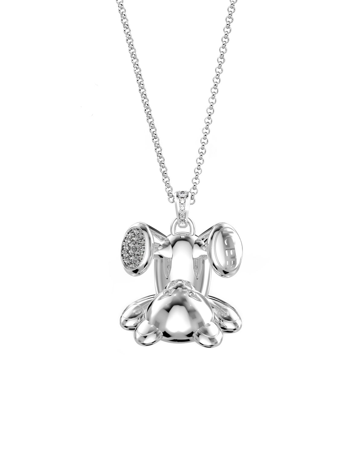 아이스볼(ICEBALL) Ice slipped bear necklace