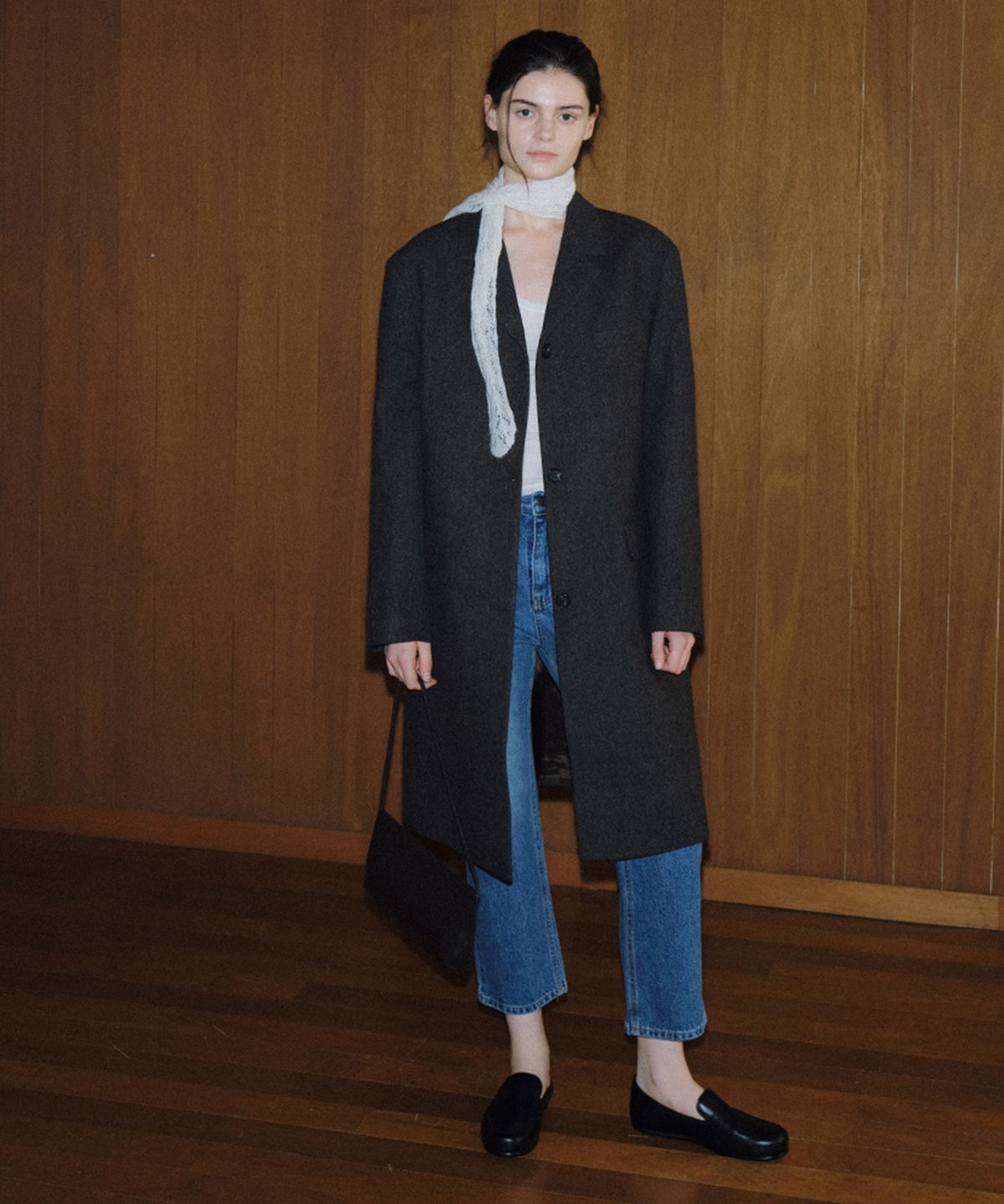 108파운드(108POUND) Classic Tailored Coat_Brown