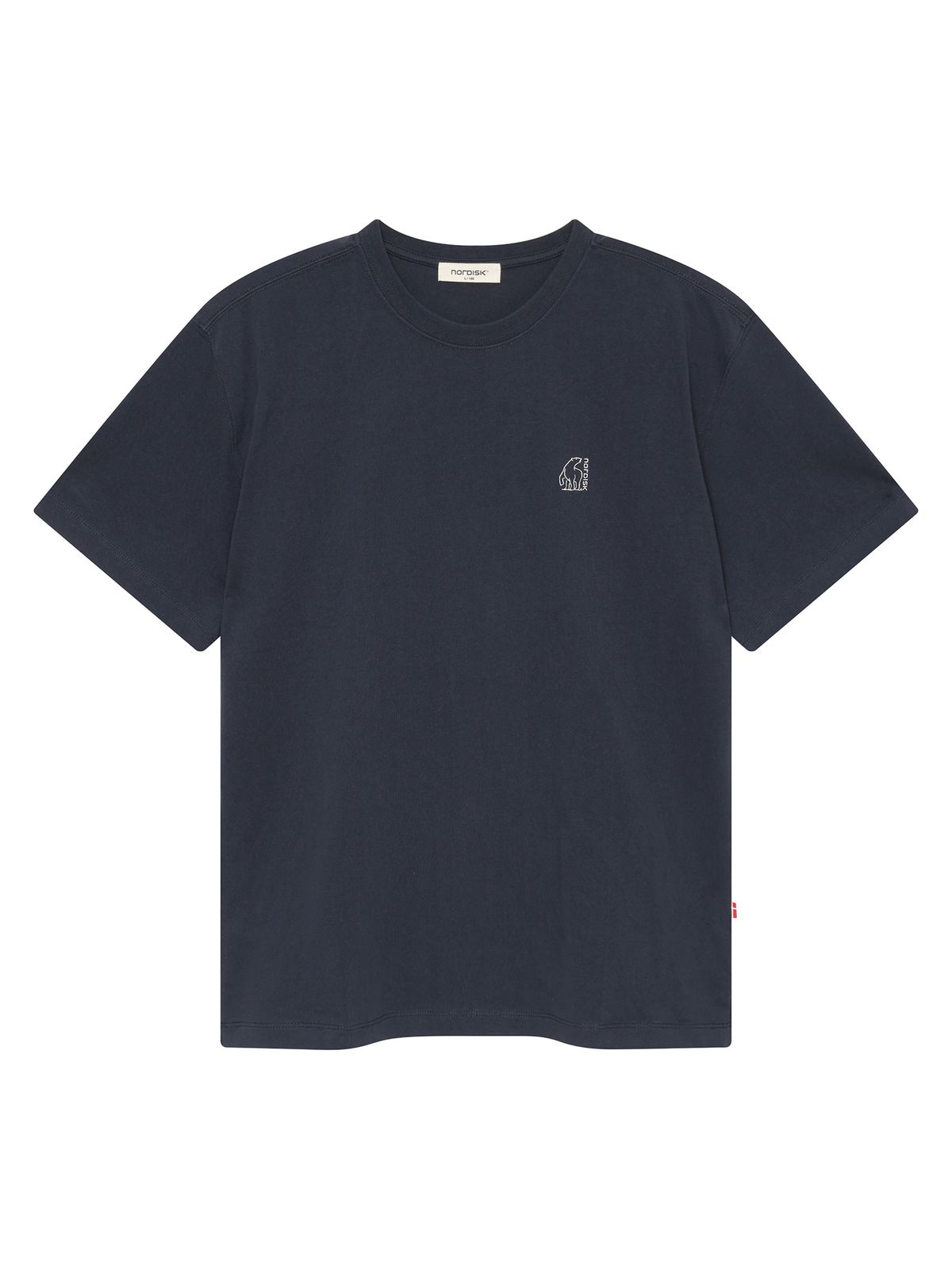 노르디스크(NORDISK) 실케보르 그래픽 헤비웨이트 반팔 티셔츠 - U_Navy