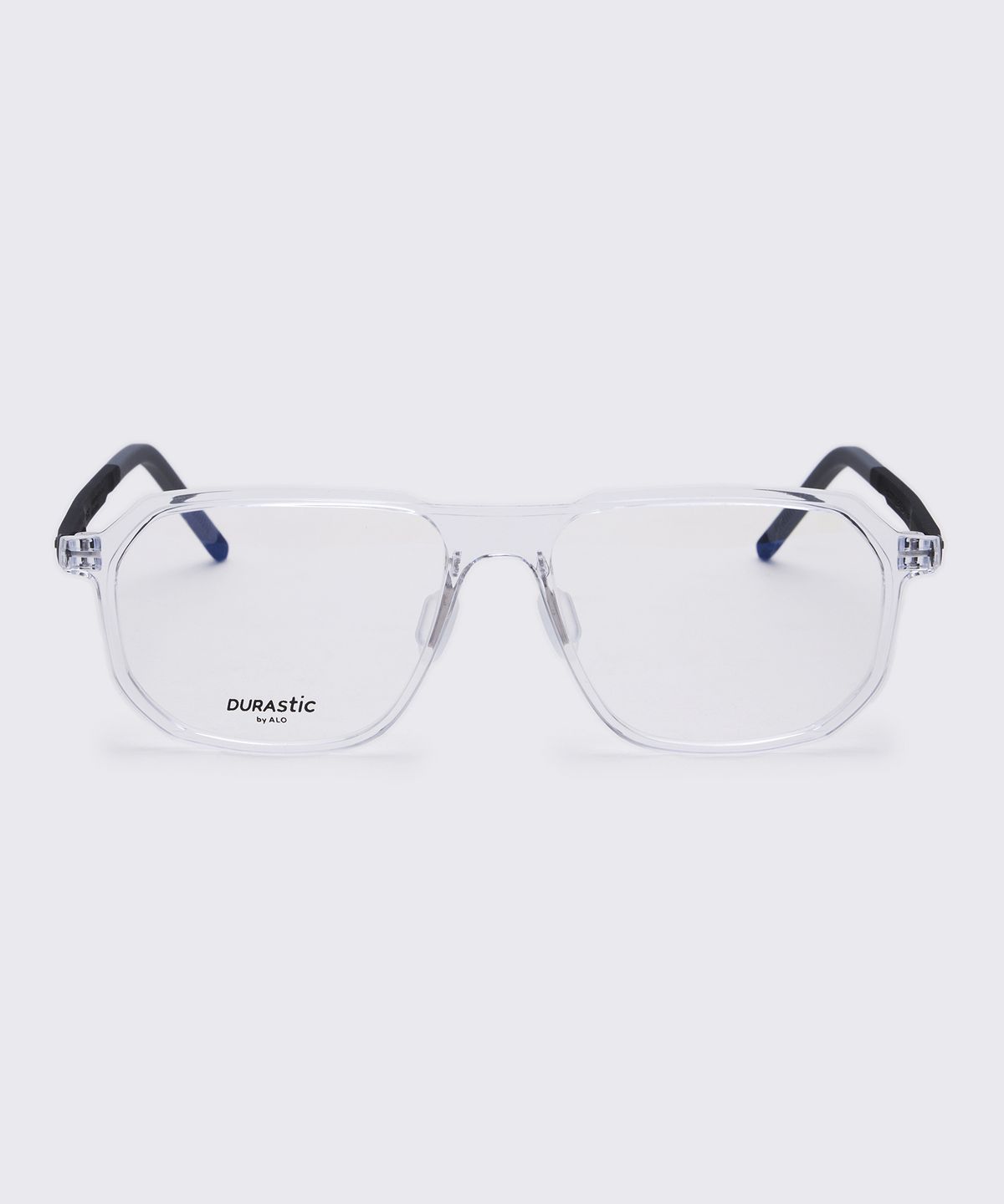 알로아이웨어(ALO EYEWEAR) [DURASTIC] DRG5602 2009G 에비에이터 실리콘 안경테 클리어/블랙 블루라이트 렌즈 선택
