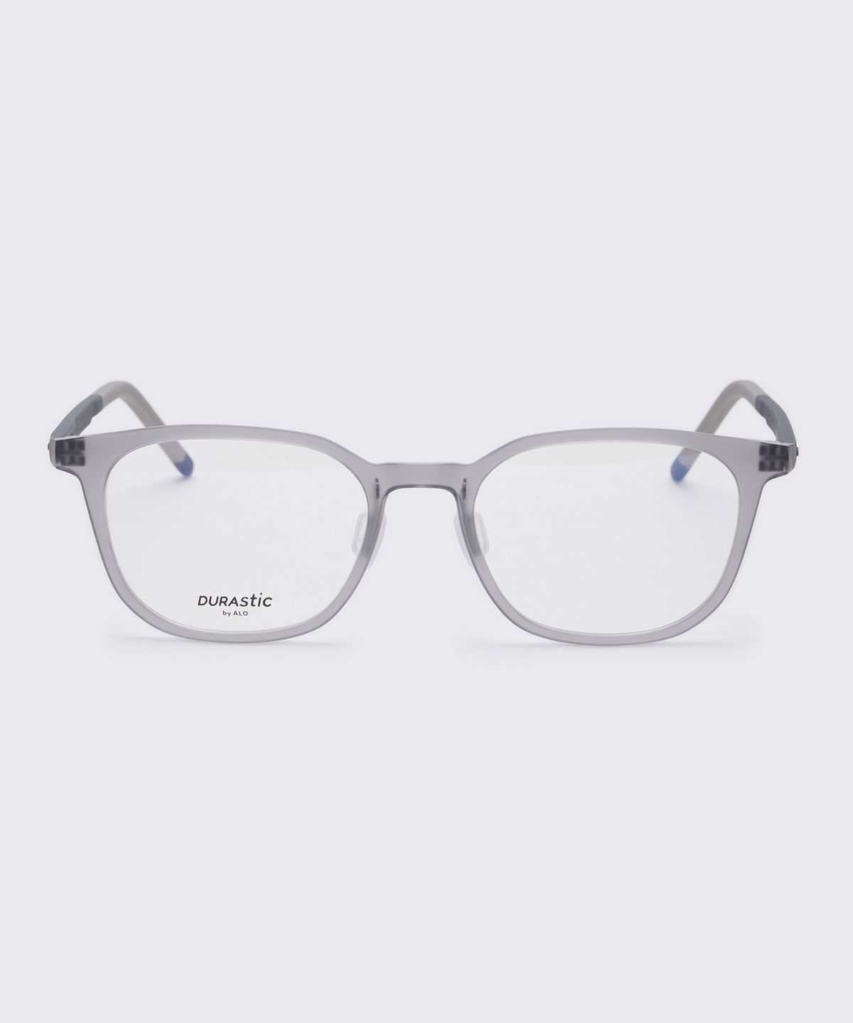 알로아이웨어(ALO EYEWEAR) [DURASTIC] DRG5603 1010M 웰링턴 스퀘어 실리콘 안경테 그레이 블루라이트 렌즈 선택