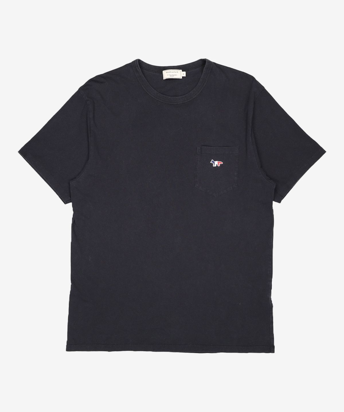 메종 키츠네(MAISON KITSUNE) 22SS 트리컬러 폭스 티셔츠 FM00120KJ0010 XL