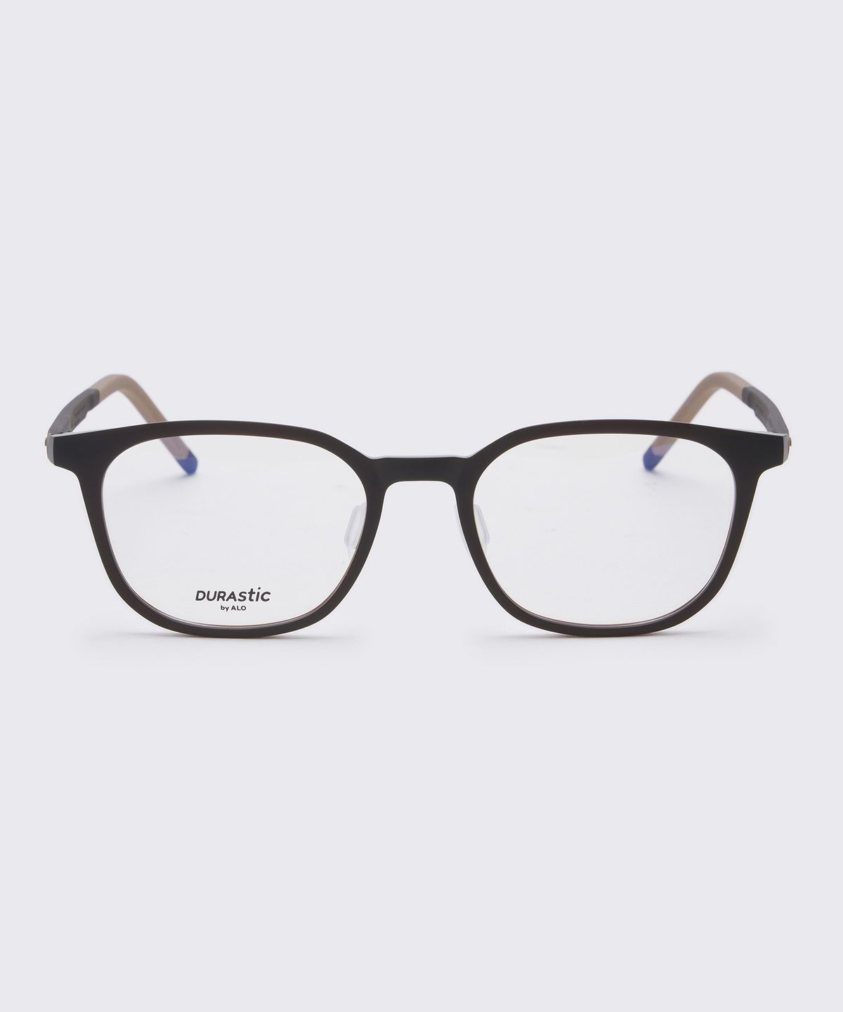 알로아이웨어(ALO EYEWEAR) [DURASTIC] DRG5603 1616M 웰링턴 스퀘어 실리콘 안경테 브라운 블루라이트 렌즈 선택