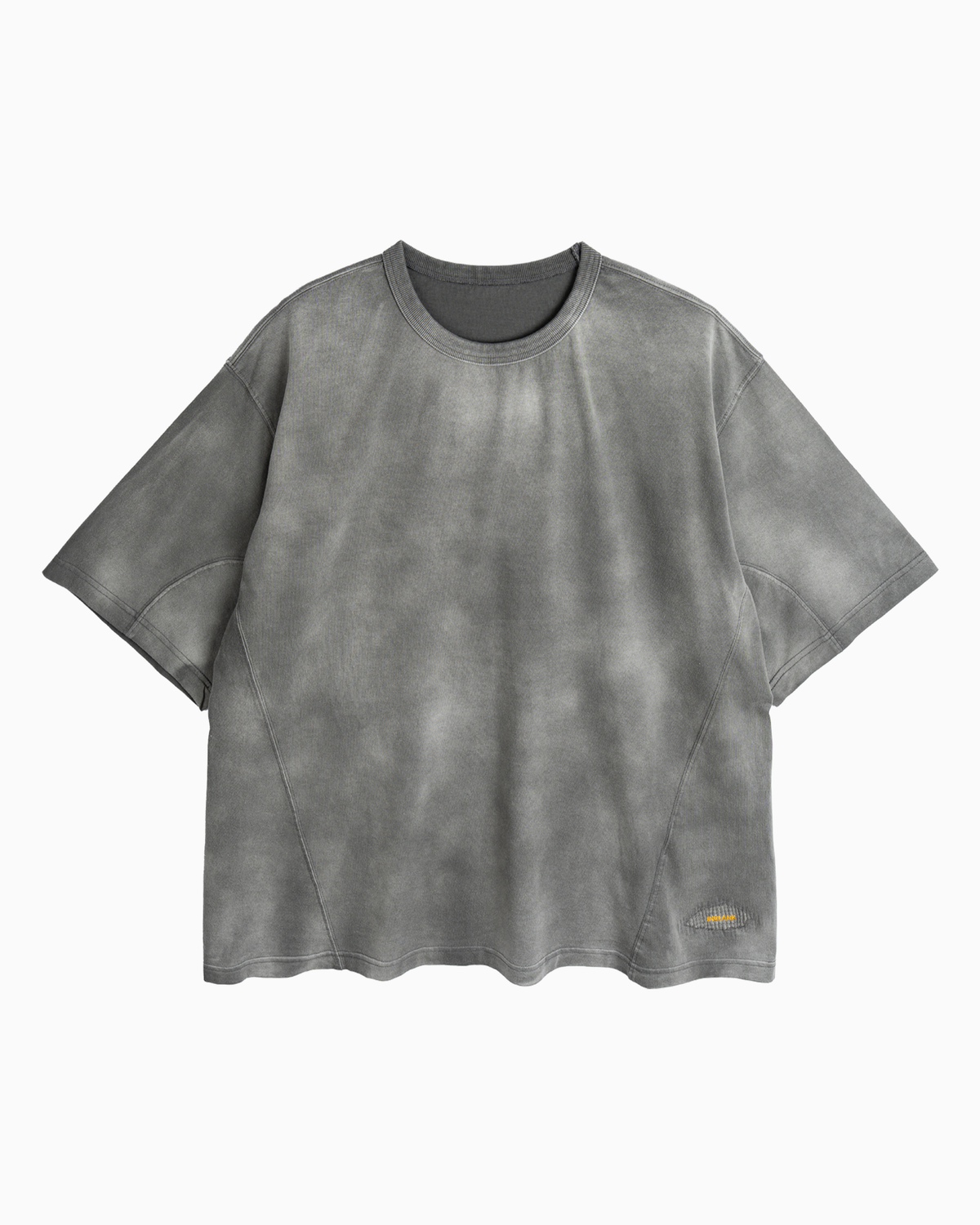 인블랭크(INBLANK) Salt Washed A T-Shirts_Charcoal