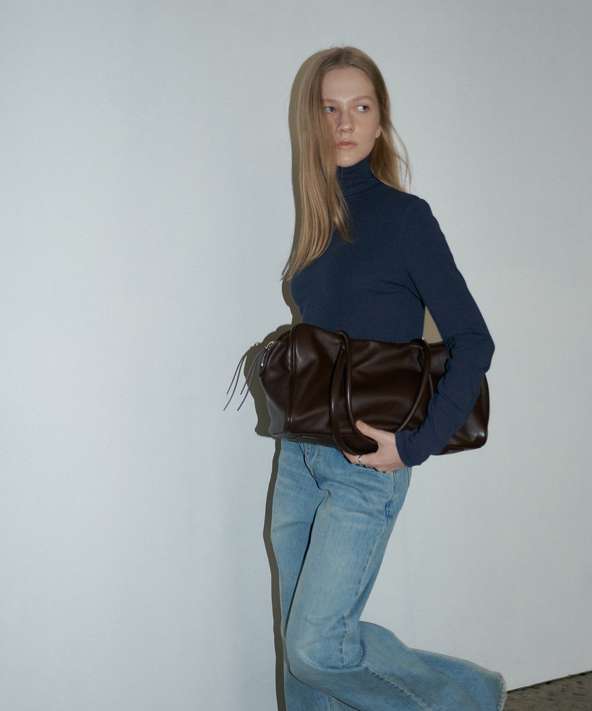 108파운드(108POUND) Warm Essential Turtleneck_Navy