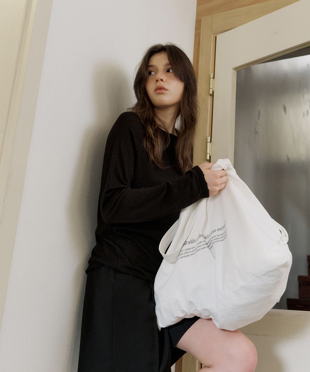 108파운드(108POUND) Cloud Long Sleeve_Black