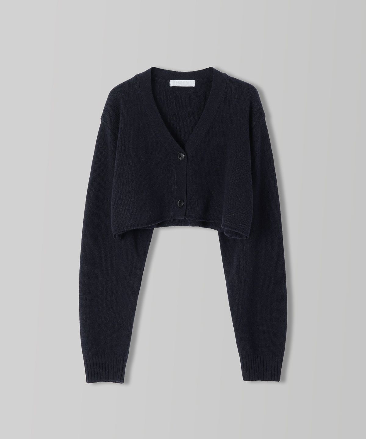 108파운드(108POUND) Josh Crop Cardigan_Dark navy