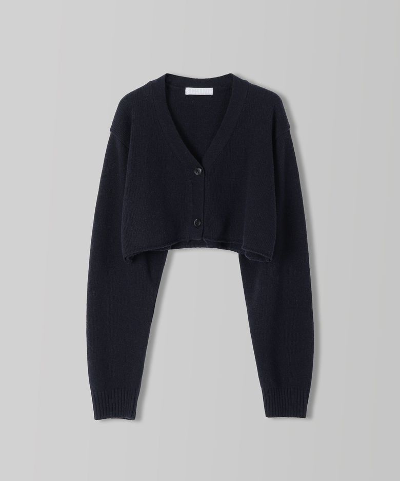 Josh Crop Cardigan_Dark navy