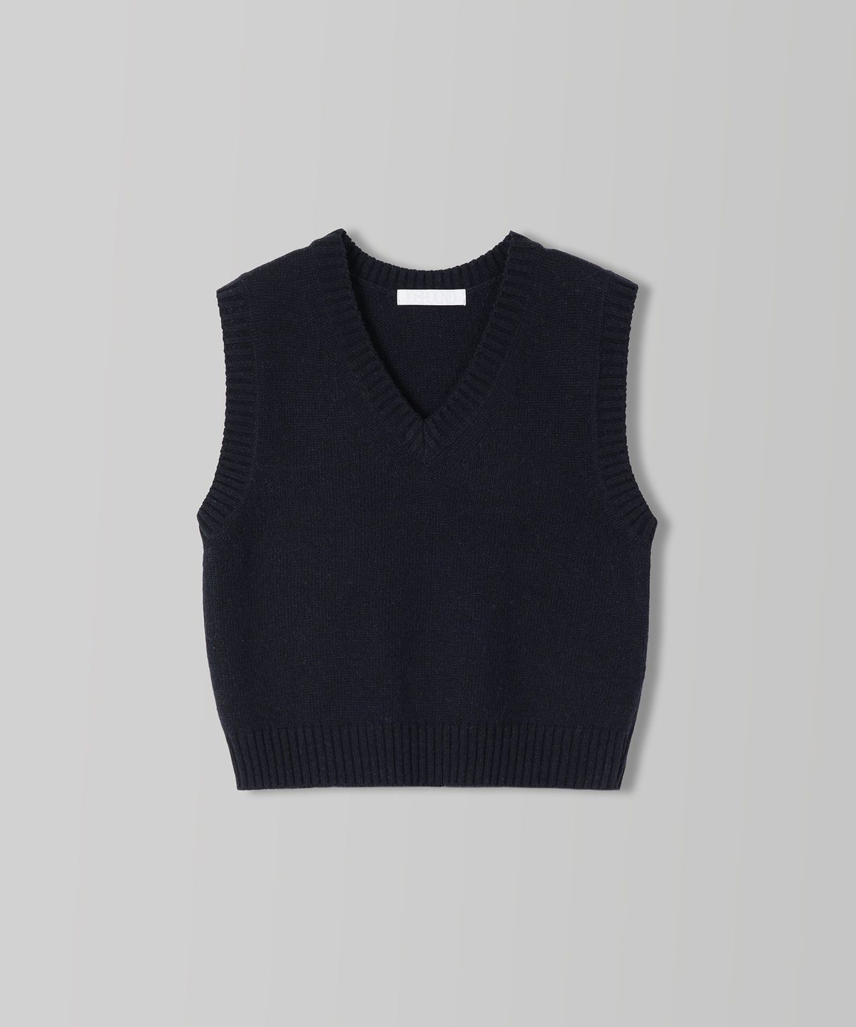 108파운드(108POUND) Josh Wool Knit Vest_Dark navy
