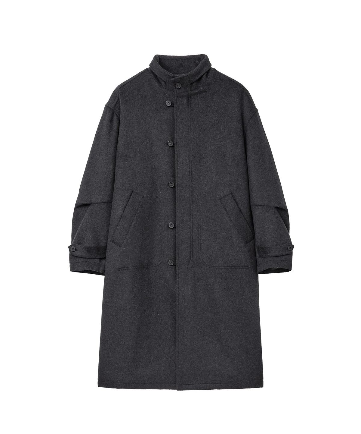 미세키서울 맨(MISEKISEOUL MEN) Button field long coat BLACK