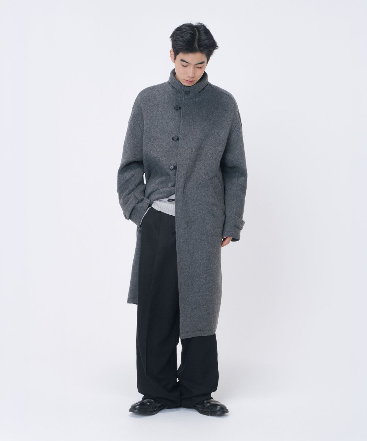 미세키서울 맨(MISEKISEOUL MEN) Button field long coat GREY
