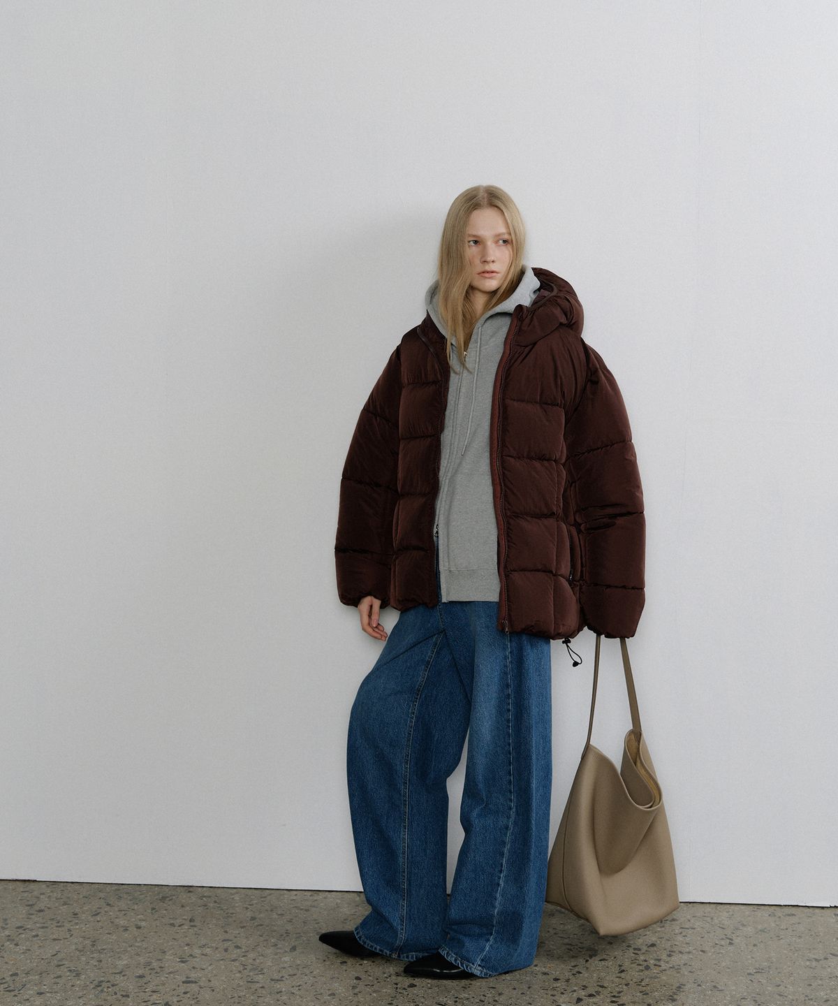 108파운드(108POUND) Glow Puff Padding_Brown