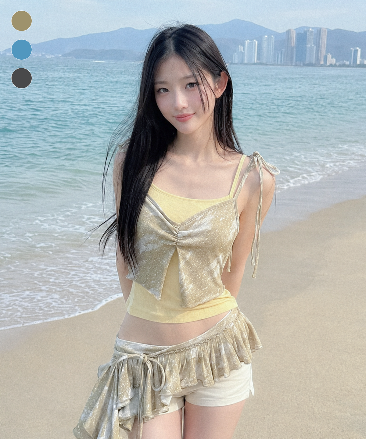 비터레인(VITTERAIN) 멀티웨이 러플 셋업