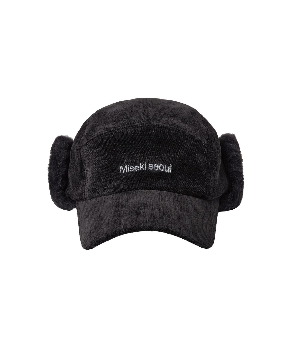 미세키서울 맨(MISEKISEOUL MEN) Texture trooper hat BLACK