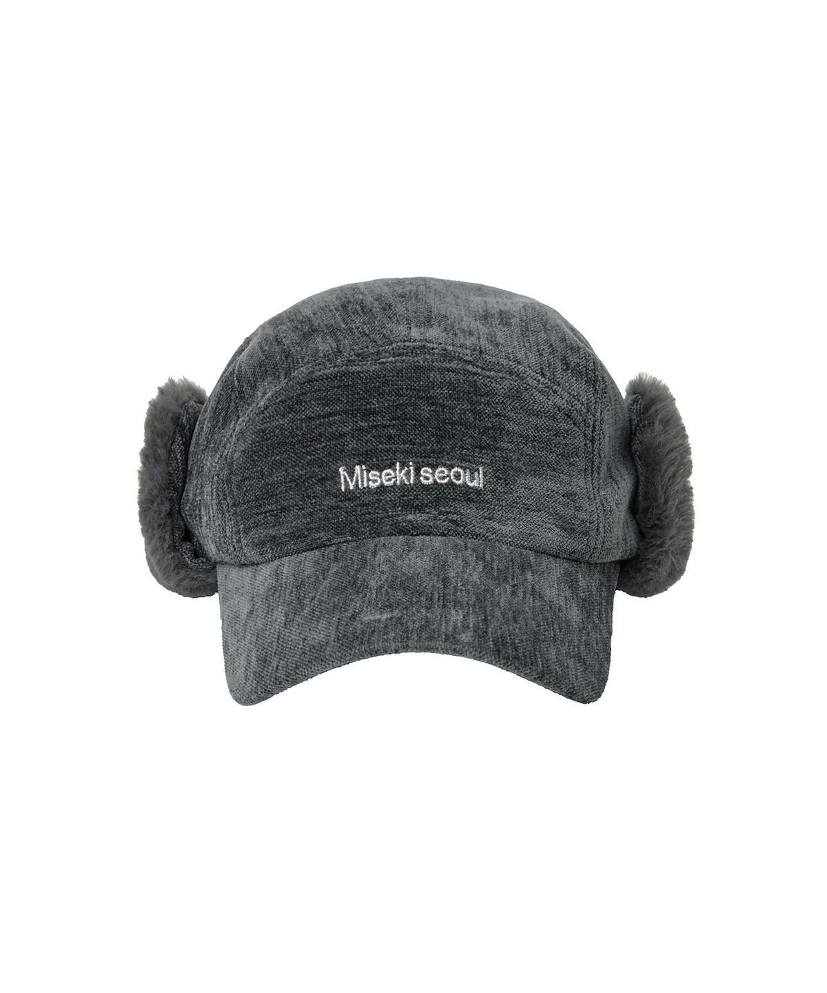 미세키서울 맨(MISEKISEOUL MEN) Texture trooper hat CHARCOAL