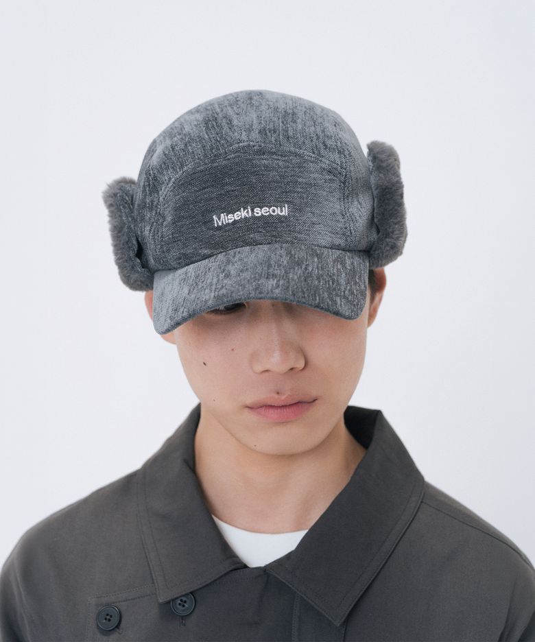 Texture trooper hat CHARCOAL