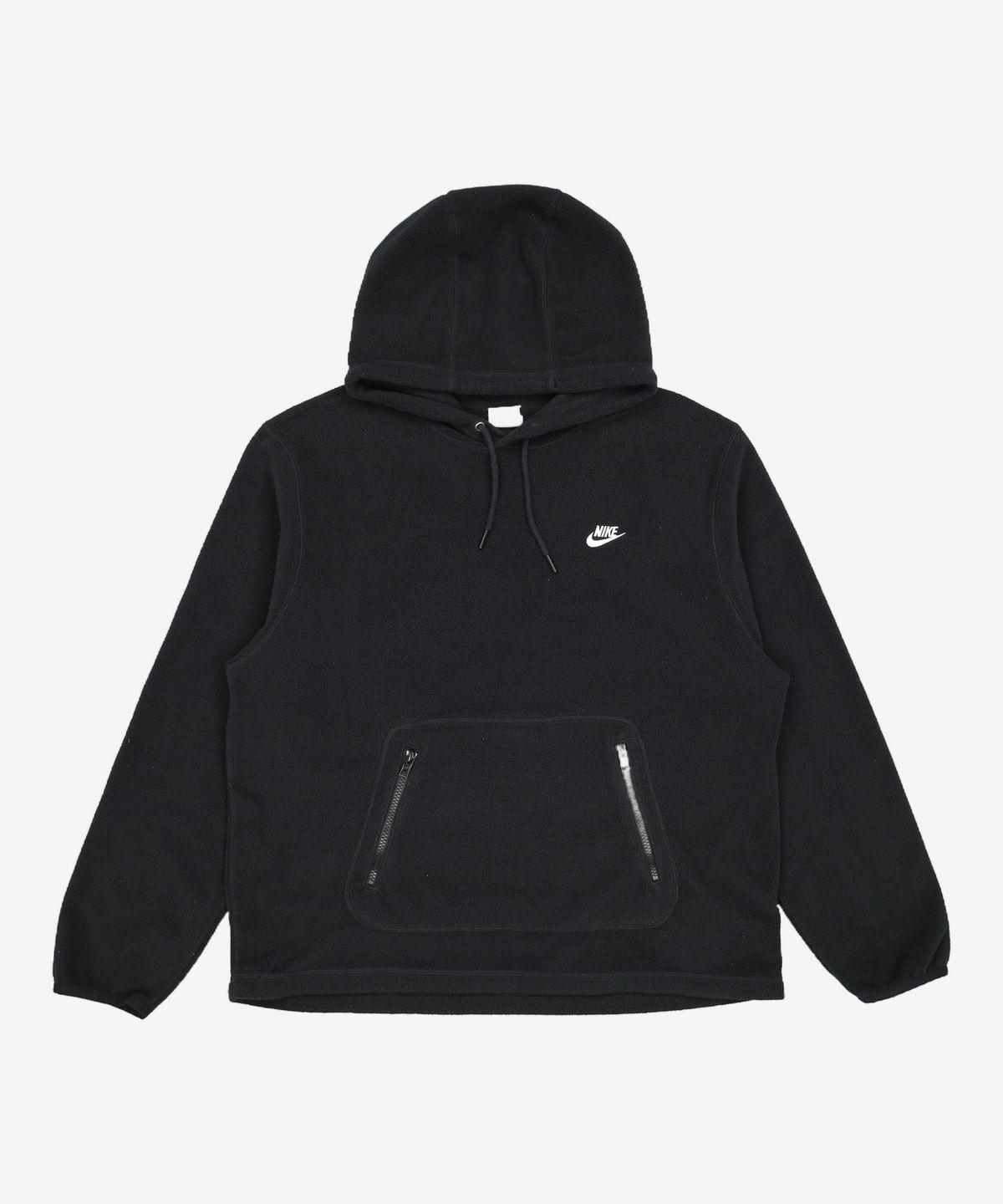 나이키(NIKE) 클럽 윈터라이즈드 풀오버 후드 M - 블랙:화이트 / FZ0661-010 105